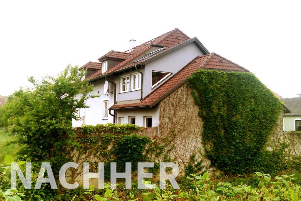 Wohnhaus nach dem Dachausbau (Nachher), Seitenansicht